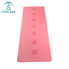 Yugland Etiqueta privada Anti Slip Natural Rubber PU Yoga Mat al por mayor